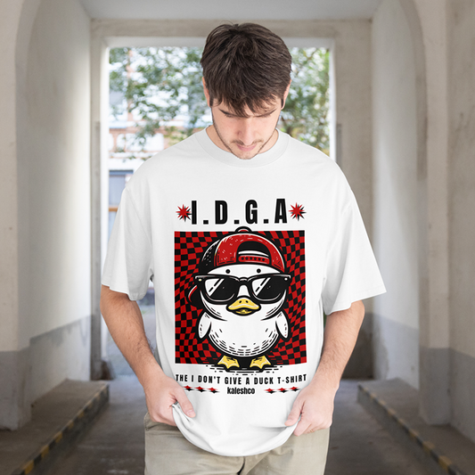 T-Shirt - I Don't Give A Duck - Oversized Fit