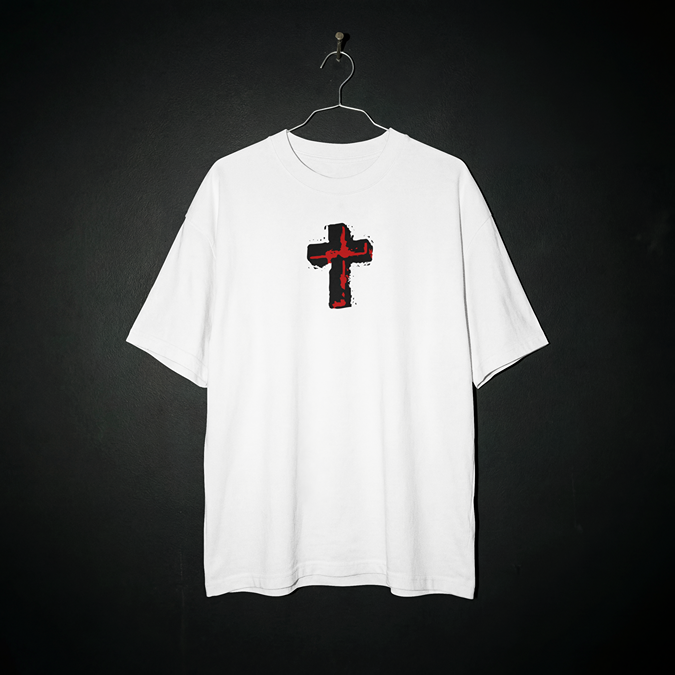 T-Shirt - Holy Cross - Oversized Fit