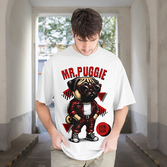 T-Shirt - Mr. Puggie - Oversized Fit