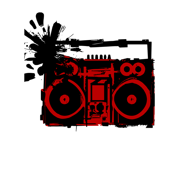 T-Shirt - Retro Radio - Oversized Fit