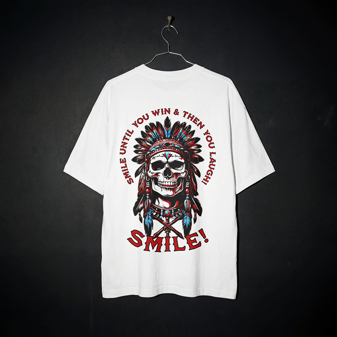 T-Shirt - Smile - Oversized Fit