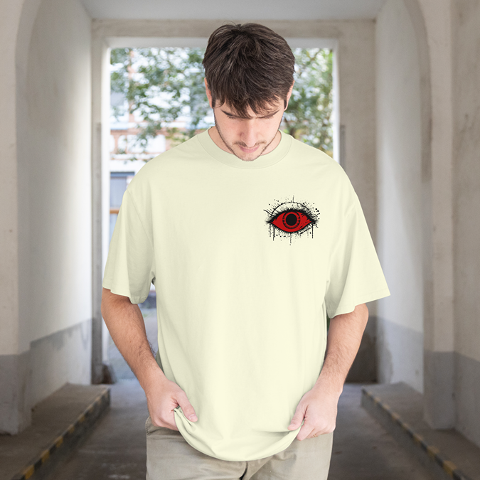 T-Shirt - Eye 4 An Eye - Oversized Fit - Minimal