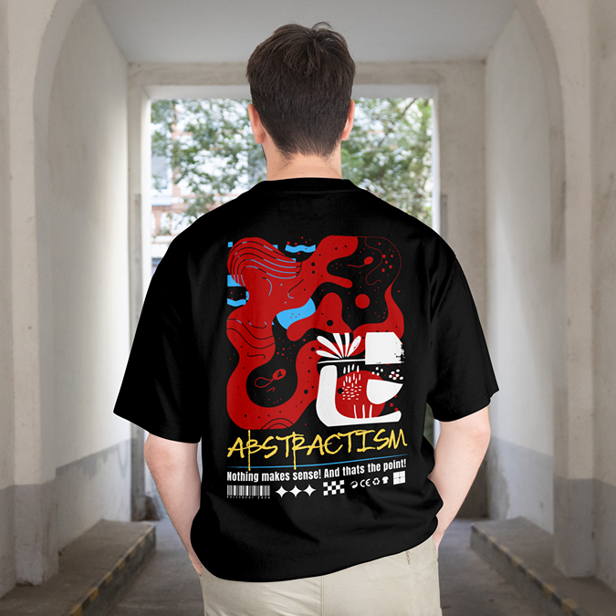 T-Shirt - Abstractism - Oversized Fit