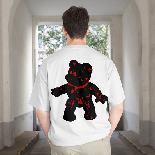 T-Shirt - Bloody Bear - Oversized Fit