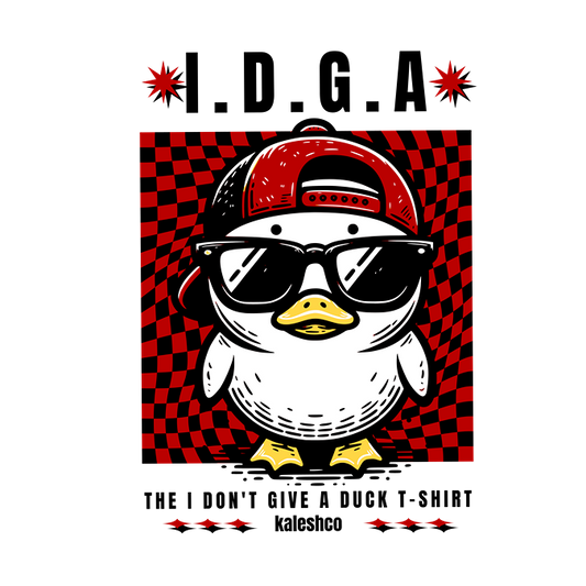 T-Shirt - I Don't Give A Duck - Oversized Fit