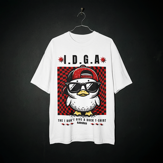 T-Shirt - I Don't Give A Duck - Oversized Fit