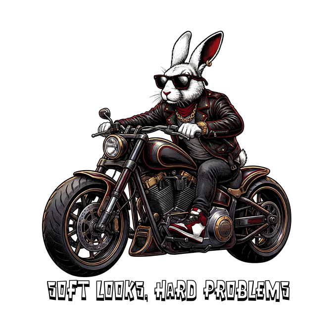 T-Shirt - Mr. Rab-Hit On Bike - Oversized Fit