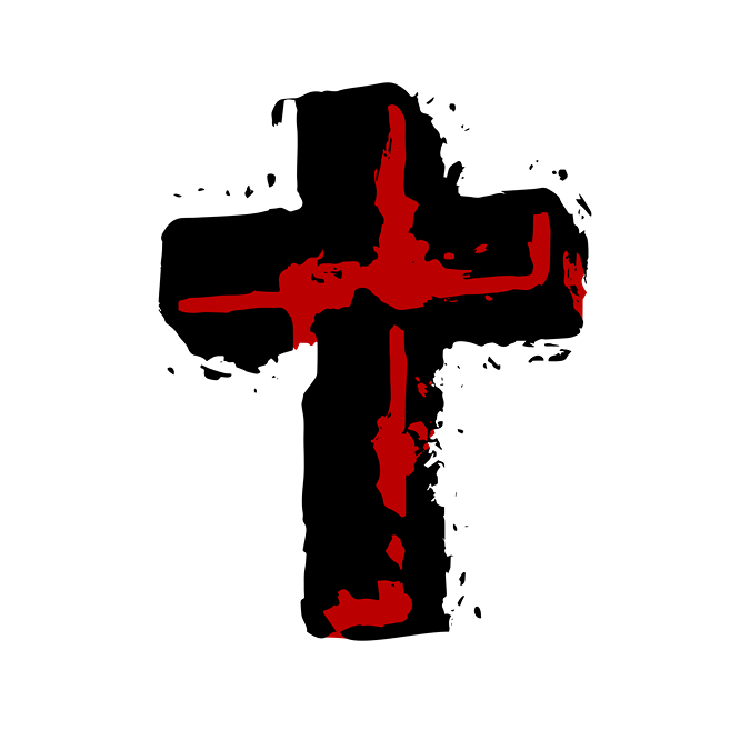 T-Shirt - Holy Cross - Oversized Fit