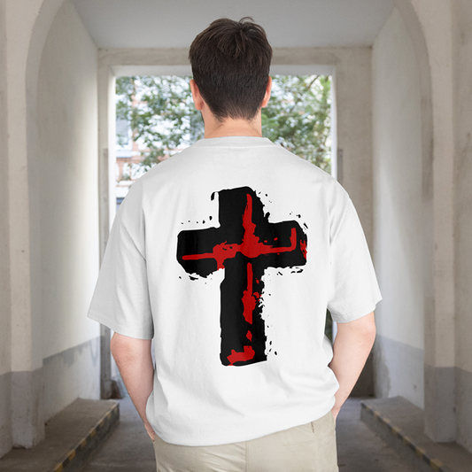 T-Shirt - Holy Cross - Oversized Fit