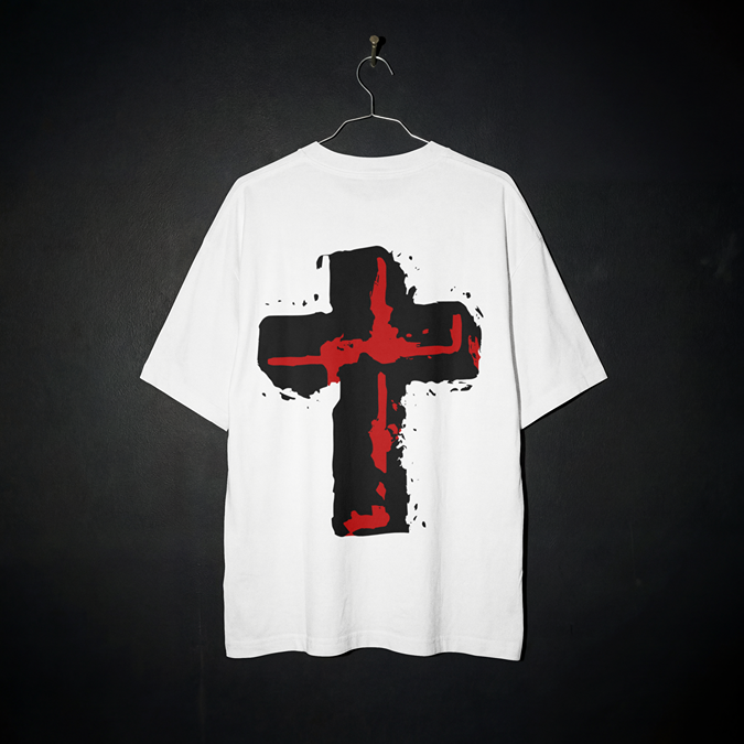 T-Shirt - Holy Cross - Oversized Fit