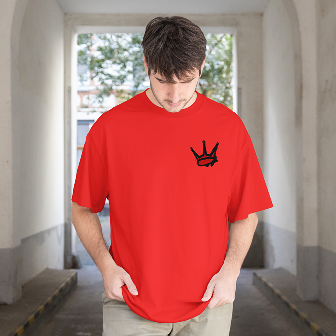 T-Shirt - King Shit - Oversized Fit - Minimal