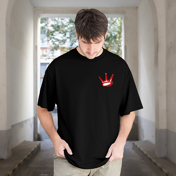 T-Shirt - King Shit - Oversized Fit - Minimal