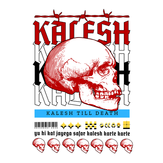 T-Shirt - Kalesh Till Death - Oversized Fit