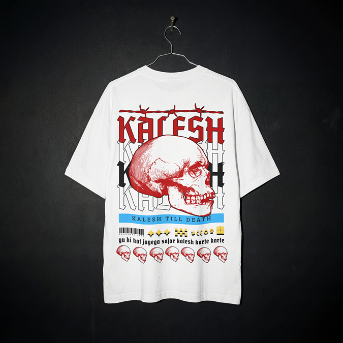 T-Shirt - Kalesh Till Death - Oversized Fit
