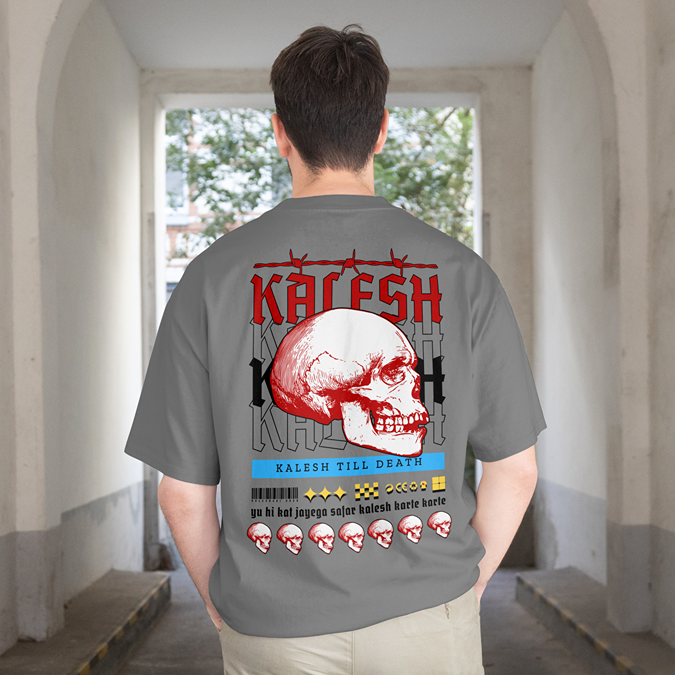 T-Shirt - Kalesh Till Death - Oversized Fit