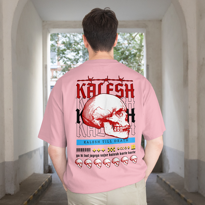 T-Shirt - Kalesh Till Death - Oversized Fit