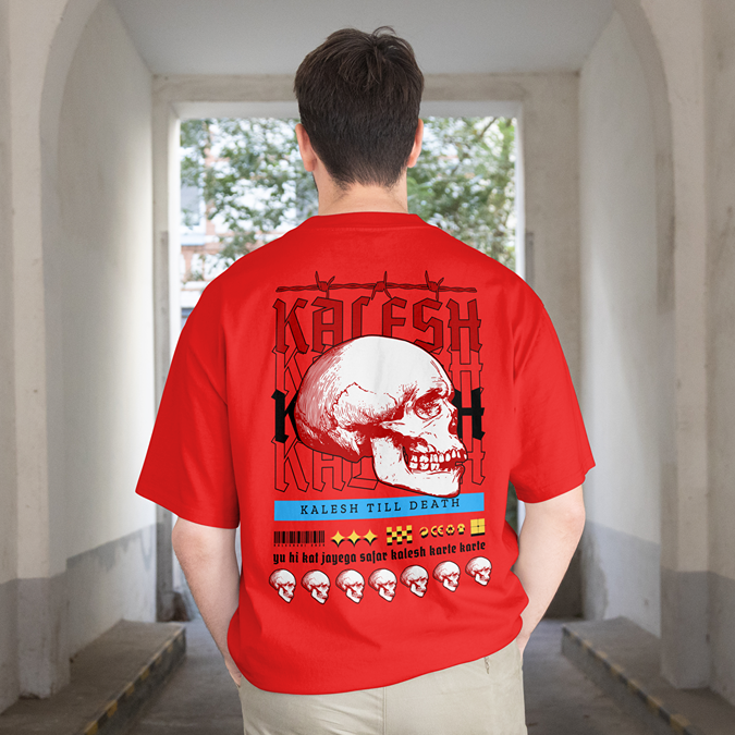 T-Shirt - Kalesh Till Death - Oversized Fit
