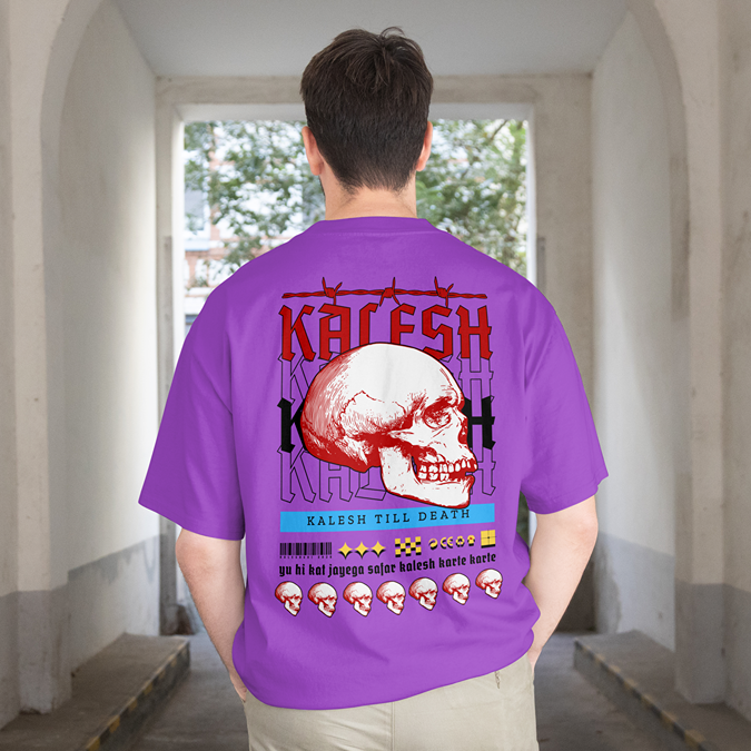 T-Shirt - Kalesh Till Death - Oversized Fit