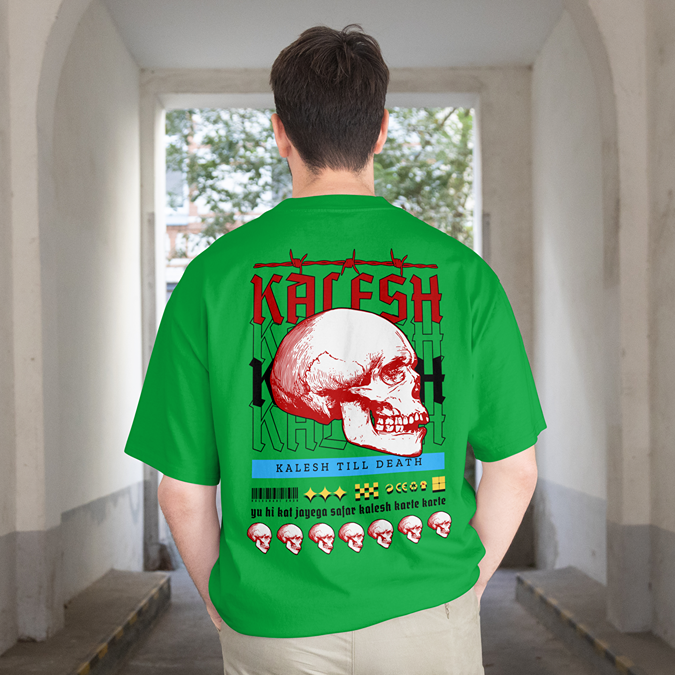T-Shirt - Kalesh Till Death - Oversized Fit