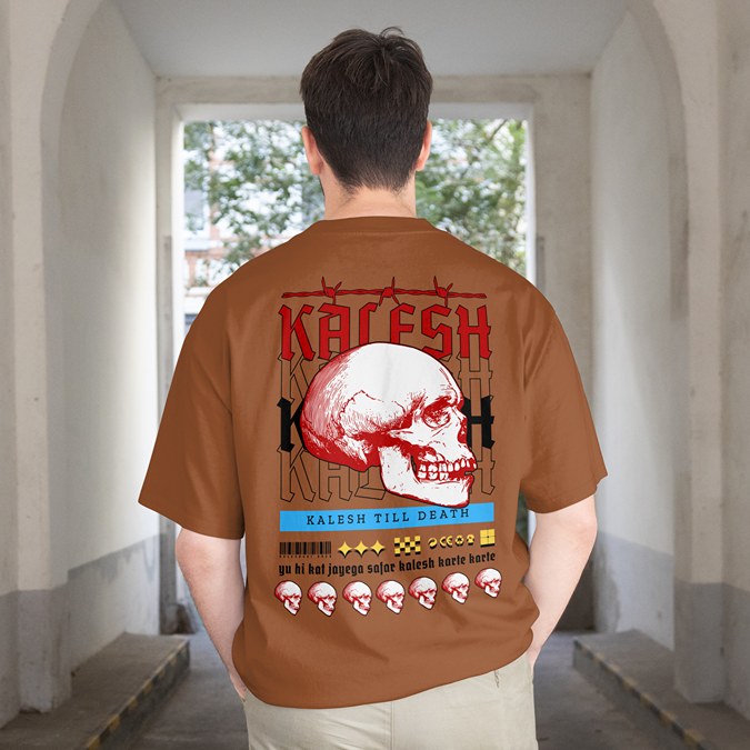 T-Shirt - Kalesh Till Death - Oversized Fit