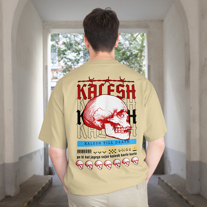 T-Shirt - Kalesh Till Death - Oversized Fit