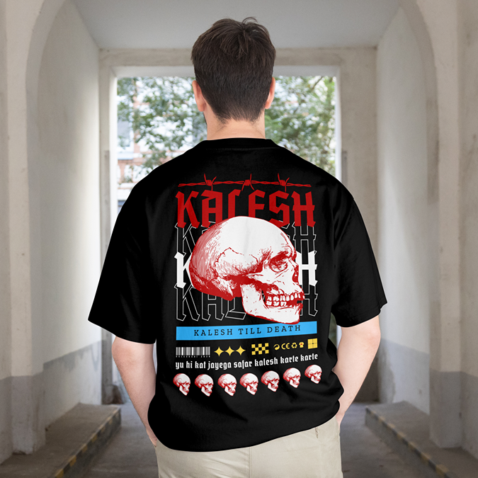 T-Shirt - Kalesh Till Death - Oversized Fit
