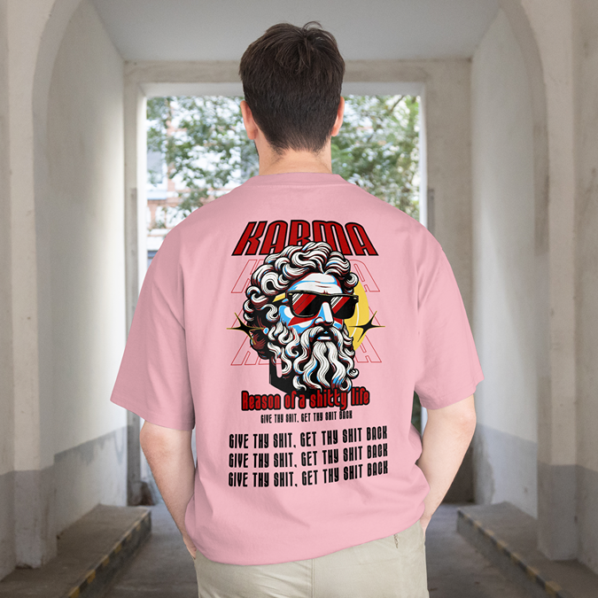 T-Shirt - Karma - Oversized Fit