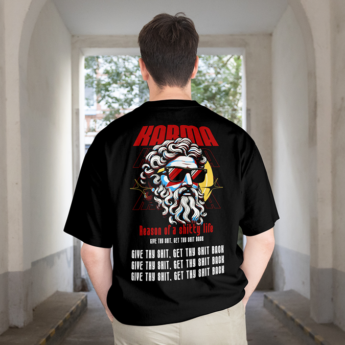 T-Shirt - Karma - Oversized Fit