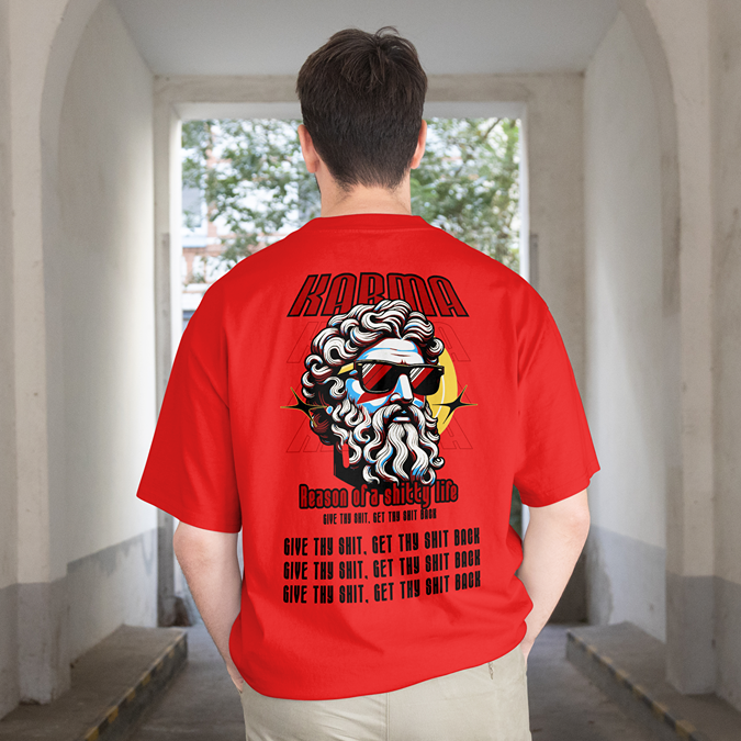 T-Shirt - Karma - Oversized Fit