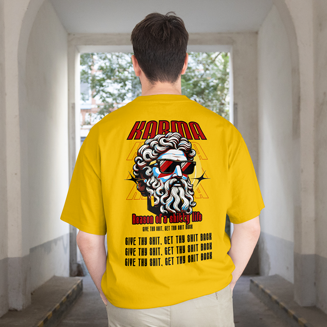 T-Shirt - Karma - Oversized Fit