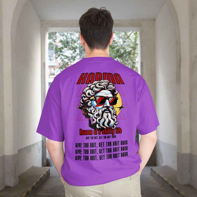 T-Shirt - Karma - Oversized Fit