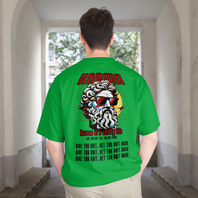 T-Shirt - Karma - Oversized Fit