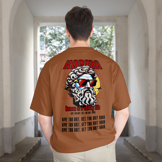 T-Shirt - Karma - Oversized Fit