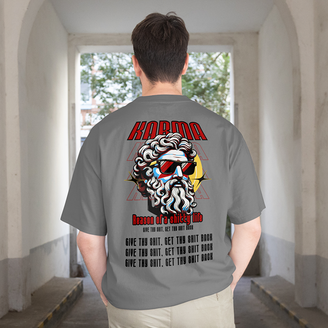 T-Shirt - Karma - Oversized Fit