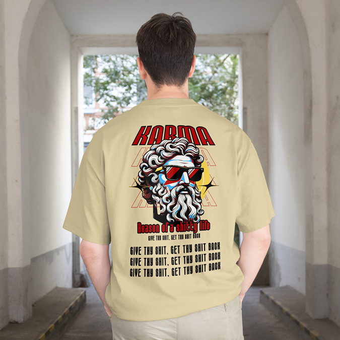 T-Shirt - Karma - Oversized Fit