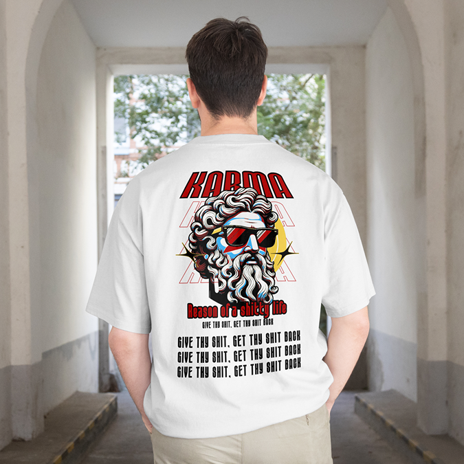 T-Shirt - Karma - Oversized Fit