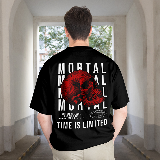 T-Shirt - Mortal - Oversized Fit