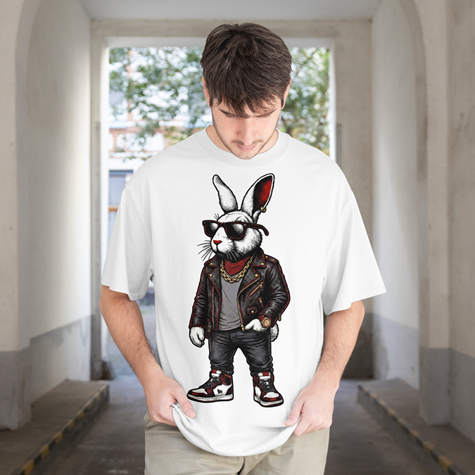 T-Shirt - Mr. Rab-Hit - Oversized Fit