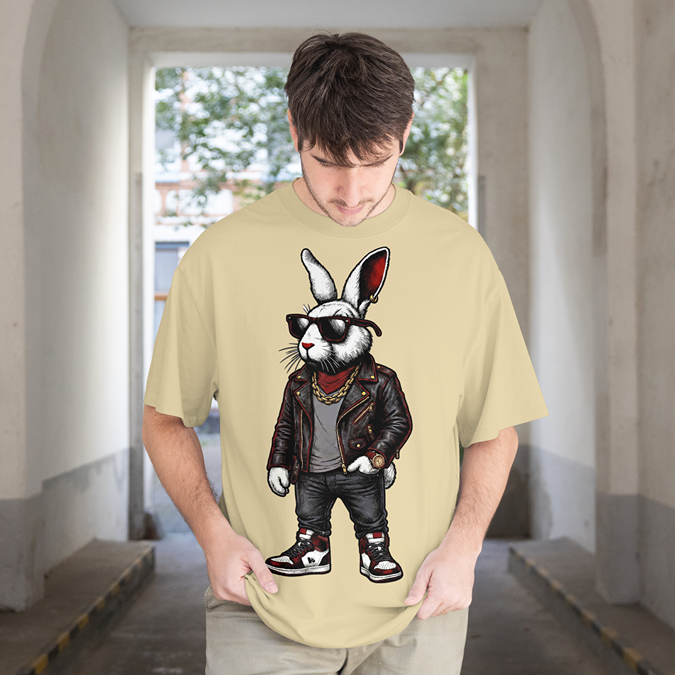 T-Shirt - Mr. Rab-Hit - Oversized Fit