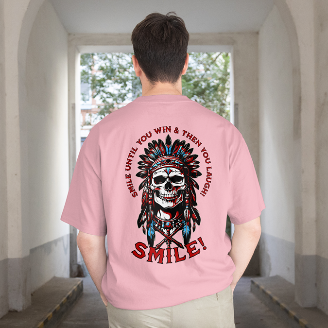 T-Shirt - Smile - Oversized Fit