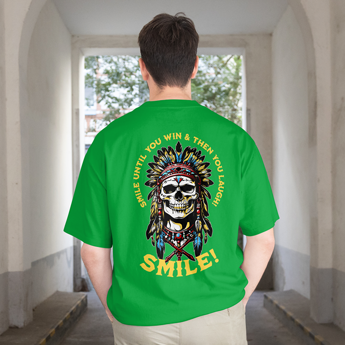 T-Shirt - Smile - Oversized Fit