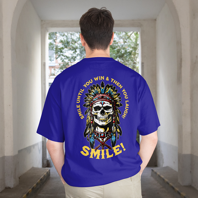 T-Shirt - Smile - Oversized Fit