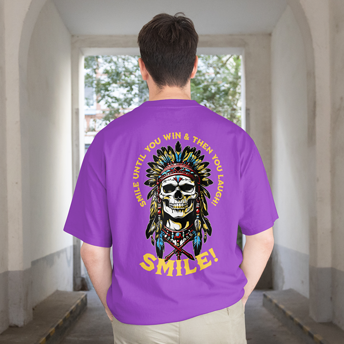 T-Shirt - Smile - Oversized Fit