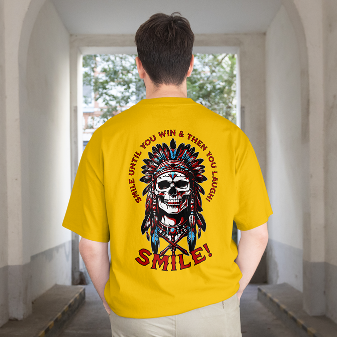 T-Shirt - Smile - Oversized Fit