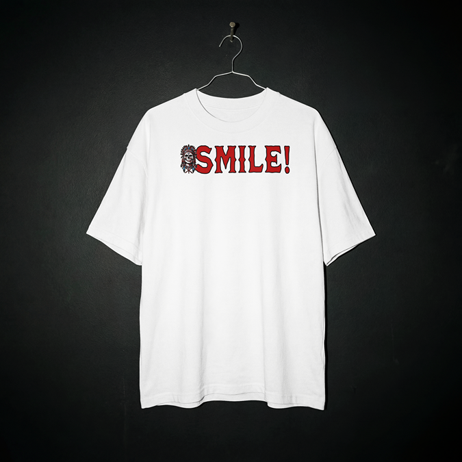 T-Shirt - Smile - Oversized Fit