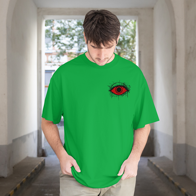 T-Shirt - Eye 4 An Eye - Oversized Fit - Minimal