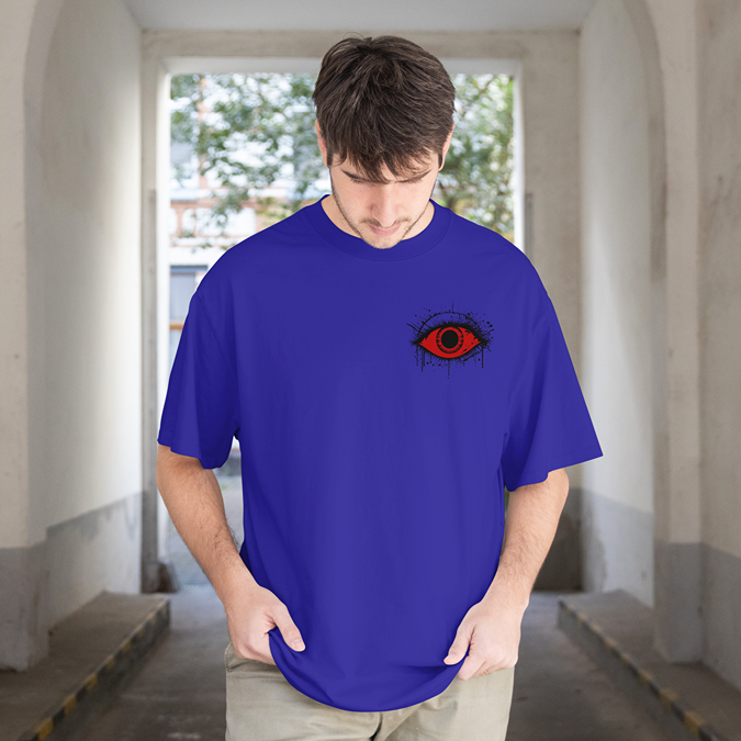T-Shirt - Eye 4 An Eye - Oversized Fit - Minimal