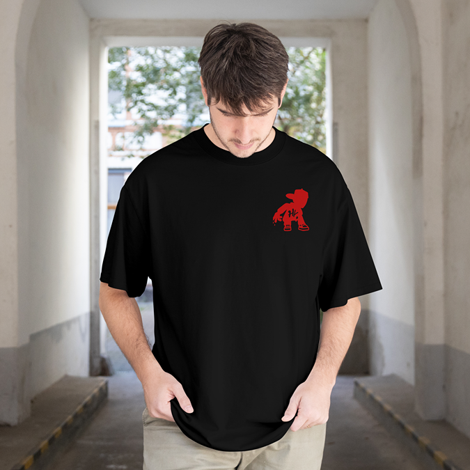 T-Shirt - Street Love - Oversized Fit - Minimal