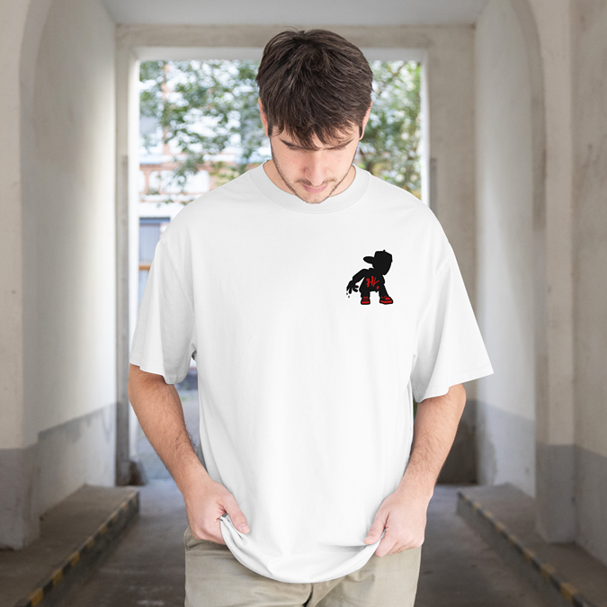 T-Shirt - Street Love - Oversized Fit - Minimal