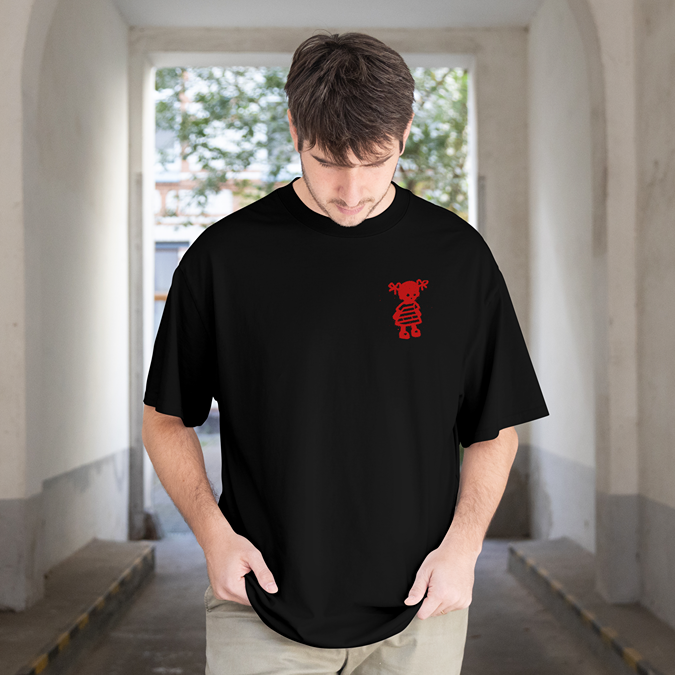 T-Shirt - Such A Doll - Oversized Fit - Minimal